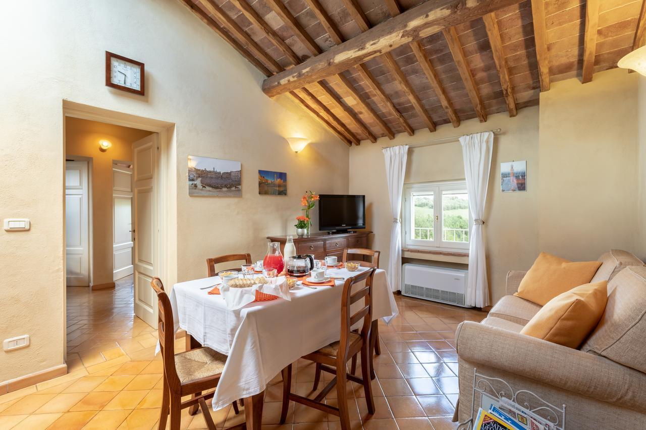 Villa Il Borghetto Сиена Экстерьер фото
